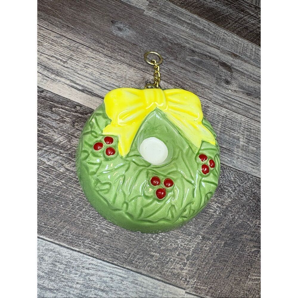 Vintage Christmas Wreath Ceramic Jelly / Bundt Mold – Holly & Bow – COOKS TOOLS